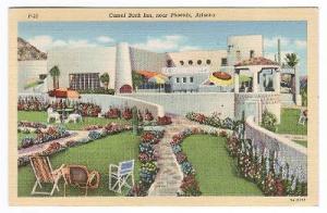 Camel Back Inn Phoenix Arizona 1940s linen postcard