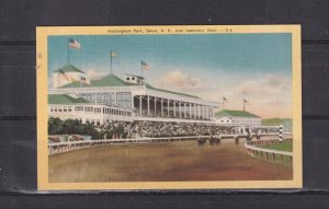 NEW HAMPSHIRE, ROCKINGHAM PARK, SALEM, HORSE RACING, RACE TRACK, c1920 ppc.