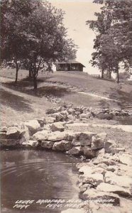 Nebraska Peru Laura Bradford Neal Memorial Park 1949 Real Photo RPPC