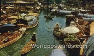 Floating Market Bangkok Thailand Unused 