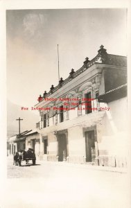 Unknown Location, RPPC, Street Scene, Nice Architecture Building