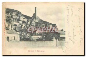 Old Postcard Lantern Rochecorbon