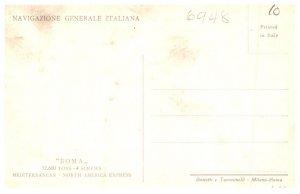 Steamer Roma , N.G.I.