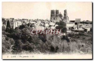 Laon - Vue Generale - Old Postcard