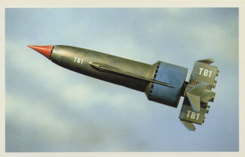 Thunderbirds 1 Craft in Debut Episode 1 Gerry Anderson Postcard