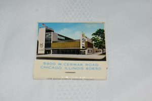 Mid America Federal Chicago Illinois Building White 30 Strike Matchbook