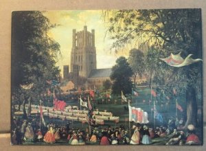 UNUSED PC - ELY CATHEDRAL (REPRO. OF OIL PAINTING), ELY, CAMBRIDGESHIRE, ENGLAND