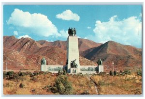 1960 Scenic View Monument Emigration Canyon Salt Lake City Utah Vintage Postcard