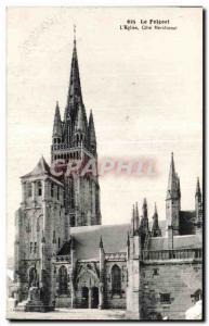 Old Postcard The Church Folgoet The Riviera Meridional