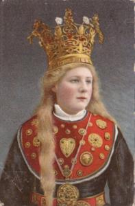 Norway Princess In Taditional Costume 1908
