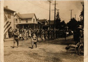 PC CPA US, WI, KENOSHA DECORATION DAY 1912, VINTAGE REAL PHOTO POSTCARD (b6719)