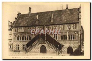 Old Postcard Mulhouse The Hotel De Ville