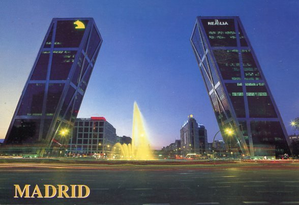 SPAIN: PLAZA CASTILLA (MADRID)