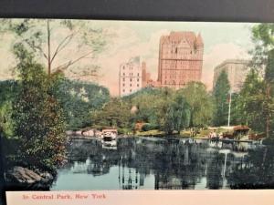 Postcard  Antique View of Central Park in New York, NY.   U2