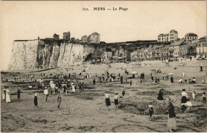 CPA MERS-les-BAINS La Plage (18114)