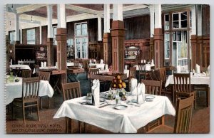 Panama Dining Room At Tivoli Hotel Ancon Canal Zone Postcard B46