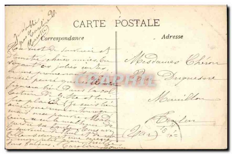 Old Postcard Marseille Le Chateau Borely