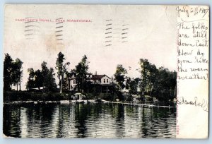 Minneapolis Minnesota MN Postcard Bartlett's Hotel Lake Minnetonka c1907 Vintage