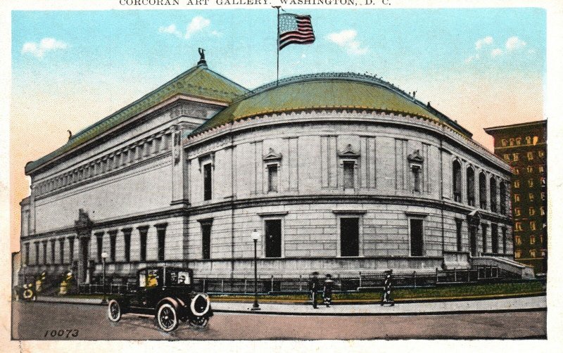 Vintage Postcard 1920's Corcoran Art Gallery Building Washington DC Structure