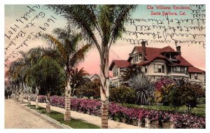Postcard HOUSE SCENE Santa Barbara California CA AQ8499
