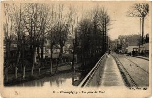 CPA CHAMPIGNY - Vue prise du Pont (658882)