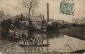 CPA PÉRONNE Moulin de Belzaise (19468)