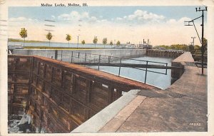 Moline Locks Moline, IL Canal 1929 