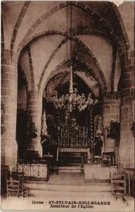 CPA St-Sylvain-Bellegarde Interieur de l'Eglise FRANCE (1050969)