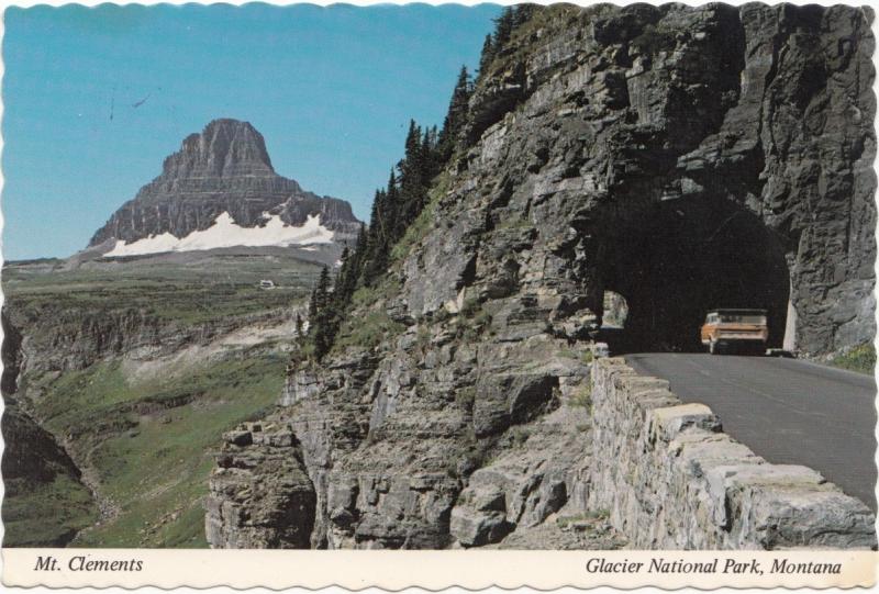 Mt. Clements, Glacier National Park, Montana, Postcard