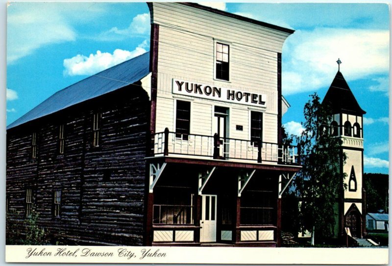 Postcard - Yukon Hotel, Dawson City, Yukon, Canada 