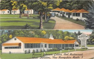 US6377 howard johnson cabins and restaurant west ihornton new hampshire   usa