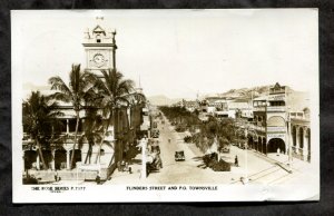 dc260- TOWNSVILLE Australia 1939 Flinders Street Post Office Real Photo Postcard