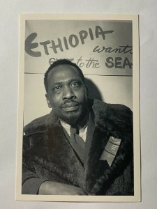 NOSTALGIA REPRODUCTION POSTCARD - JOMO KENYATTA 1945      (KK1564) 