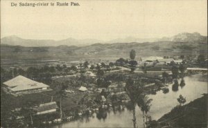 Rantepao Rante Pao Indonesia Sadang River c1910 Postcard