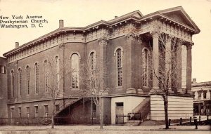 Washington DC Presbyterian Church New York Avenue Vintage Postcard AA109493
