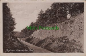 Hertfordshire Postcard - Royston - Newmarket Road RS30474