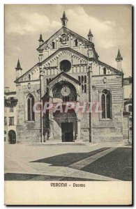 Postcard Old Verona Duomo