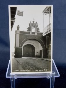 San Juan, Puerto Rico - RPPC - Chapel in the Wall