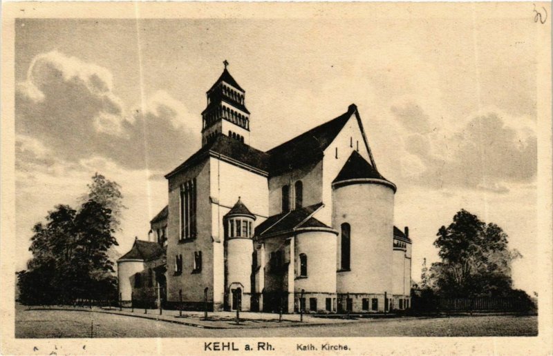 CPA AK Kehl- Kath. Kirche GERMANY (904420)