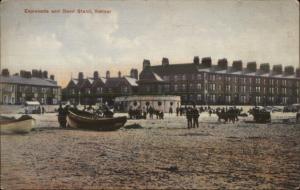 Redcar UK Esplanade & Bandstand c1910 Postcard