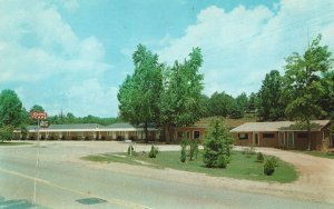 VINTAGE POSTCARD CHEROKEE MOTEL AND CAFÃ DIXIE HIGHWAY ALEXANDER CITY ALABAMA