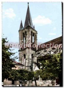 Postcard Modern Brie Comte Robert (S & M) Church Square for Gauthier