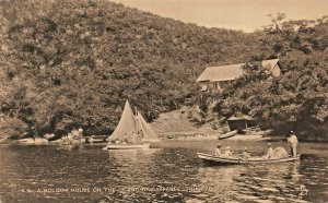 Raphael Tuck Holiday House Island Of Gasparee Trinidad Boats (A 3) Postcard