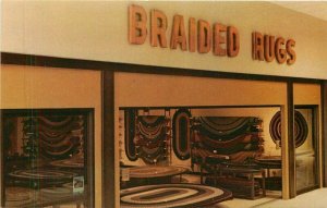 Advertising 1960s Colonial Braided Rug Hanover Massachusetts Postcard 21-3190