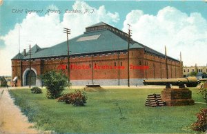 NJ, Camden, New Jersey, Third Regiment Armory, Illustrated Post Card No 205-5