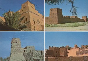 Najd Architecture Saudi Arabia History Old Buildings Arabic Postcard