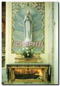 Modern Postcard Chapel of Our Lady Of The Miraculous Medal Paris Statue of Vi...