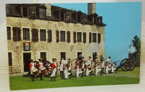 Members Old Guard French Castle Niagara Falls America Canada Vintage Postcard