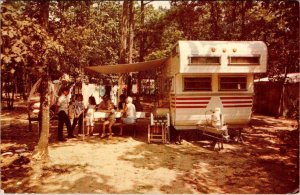 Cape May Court House, NJ New Jersey PINE HAVEN CAMPGROUND~D Buckwalter  Postcard