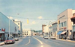 wall street norwalk connecticut L4712 antique postcard